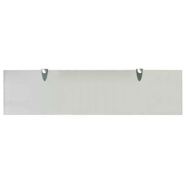 vidaXL 243799 svævende hylde i glas 80x20 cm 8 mm