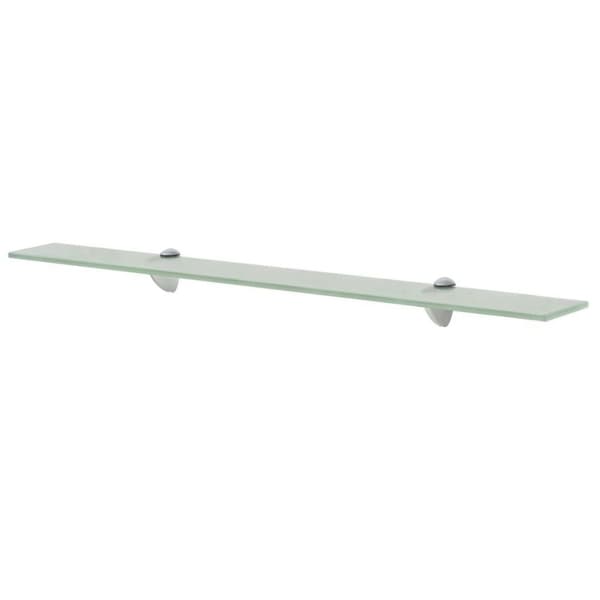 vidaXL 243799 svævende hylde i glas 80x20 cm 8 mm