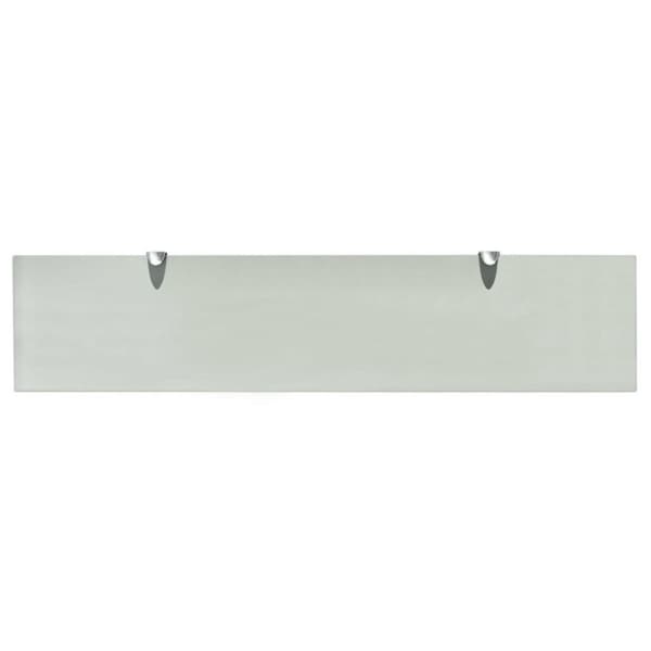 vidaXL svævehylde glas 90x20 cm 8 mm
