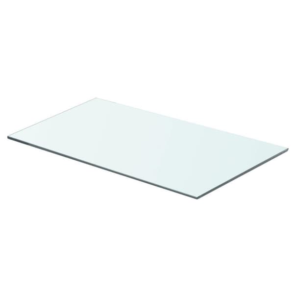 vidaXL hylde glaspanel gennemsigtig 60x30 cm