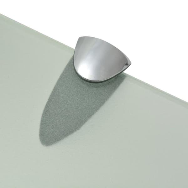 vidaXL svævehylde glas 100x20 cm 8 mm