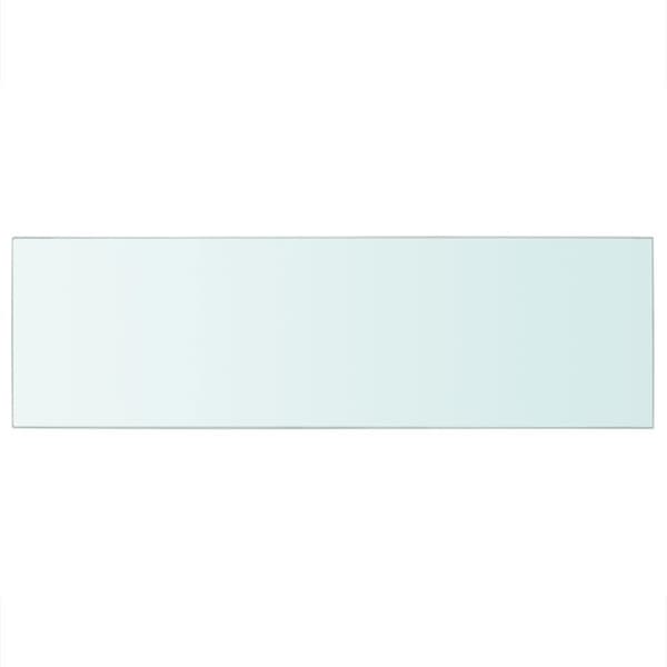 vidaXL hylde glaspanel klar 80x25 cm