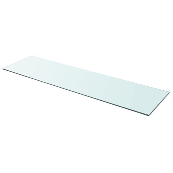 vidaXL hylde glaspanel klar 110x30 cm