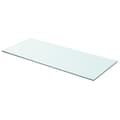 Miniatyrbillede 1 af 2: vidaXL glashyldepanel gennemsigtig 70x30 cm
