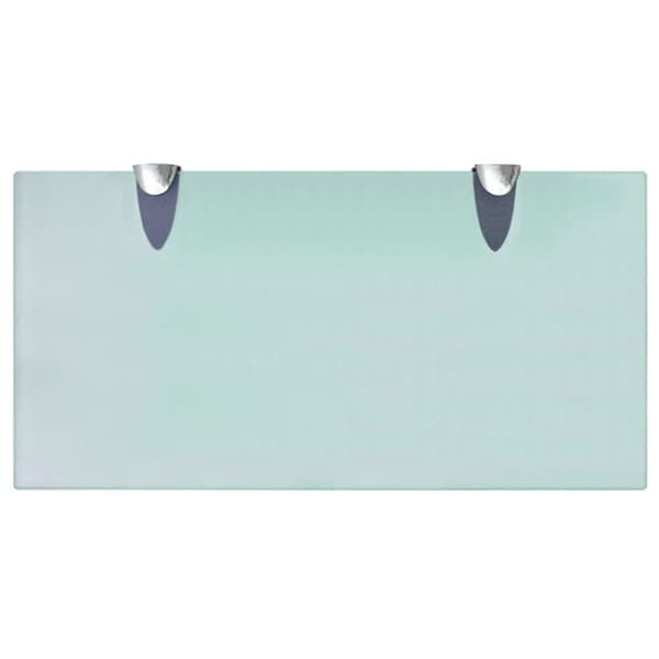 vidaXL svævehylde glas 40x20 cm 8 mm