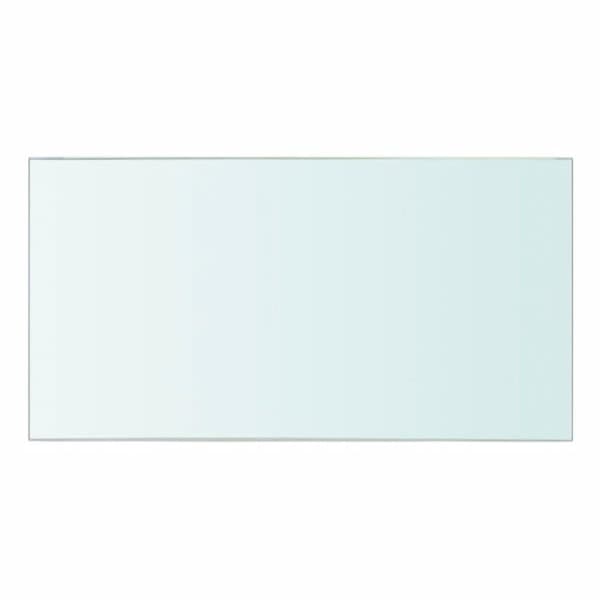 vidaXL hylde glaspanel gennemsigtig 30x15 cm