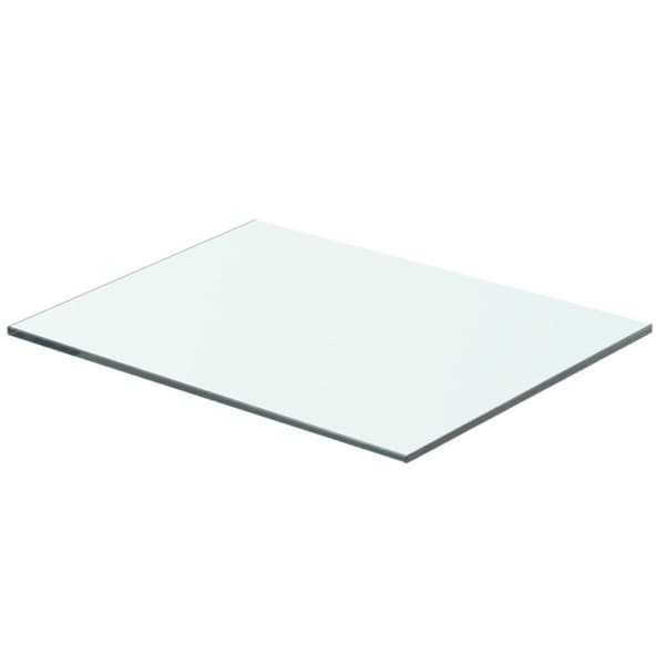 vidaXL hylde glaspanel klar 40x25 cm