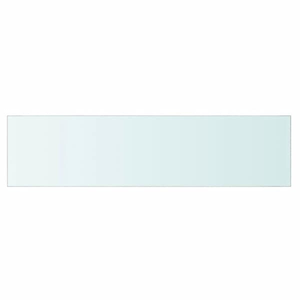 vidaXL hylde glaspanel klar 80x20 cm