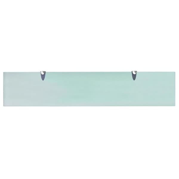 vidaXL svævehylde glas 100x20 cm 8 mm