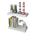 Miniatyrbild 2 av 5: vidaXL Vägghyllor 4 st 40 cm vit