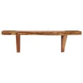 Miniatyrbilde 4 av 10: vidaXL Vegghyller 2 stk 60x20x18 cm heltre akasie
