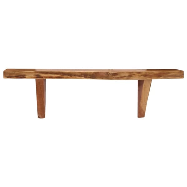 vidaXL Vegghyller 2 stk 60x20x18 cm heltre akasie