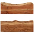 Miniatyrbilde 6 av 10: vidaXL Vegghyller 2 stk 60x20x18 cm heltre akasie