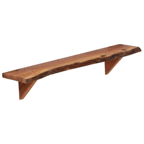 vidaXL Seinähyllyt 2 kpl 90x20x18 cm kiinteä akaasiapuu