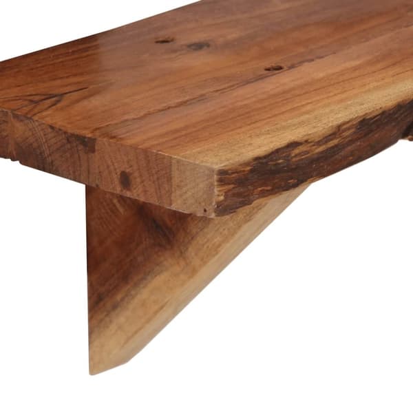 vidaXL Seinähyllyt 2 kpl 90x20x18 cm kiinteä akaasiapuu
