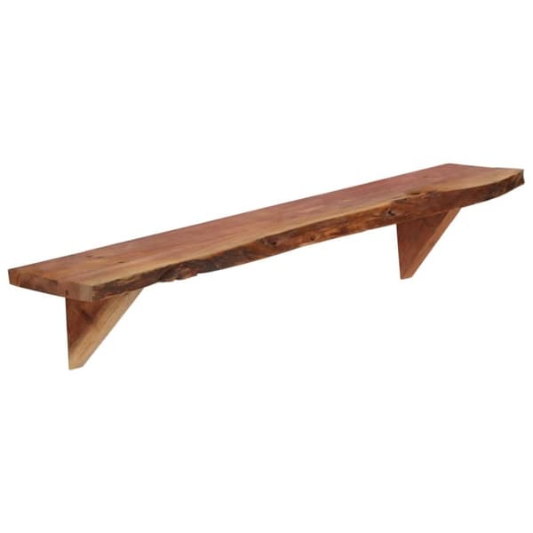 vidaXL Seinähyllyt 2 kpl 90x20x18 cm kiinteä akaasiapuu