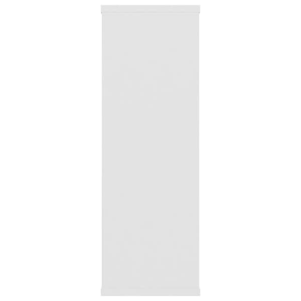 vidaXL Vegghyller hvit 104x20x58,5 cm konstruert tre