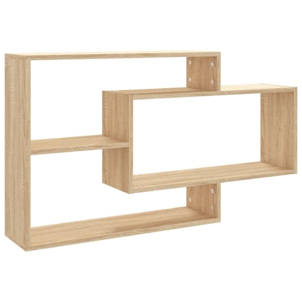 vidaXL væghylder 104x20x58,5 cm konstrueret træ sonoma-eg
