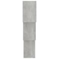 Miniatyrbilde 6 av 7: vidaXL Vegghyller kubeformet betonggrå 68x15x68 cm konstruert tre