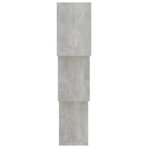 vidaXL Vegghyller kubeformet betonggrå 68x15x68 cm konstruert tre