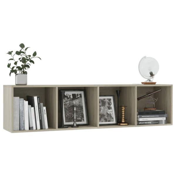 vidaXL Reol/tv-skab sonoma-eg 143x30x36 cm