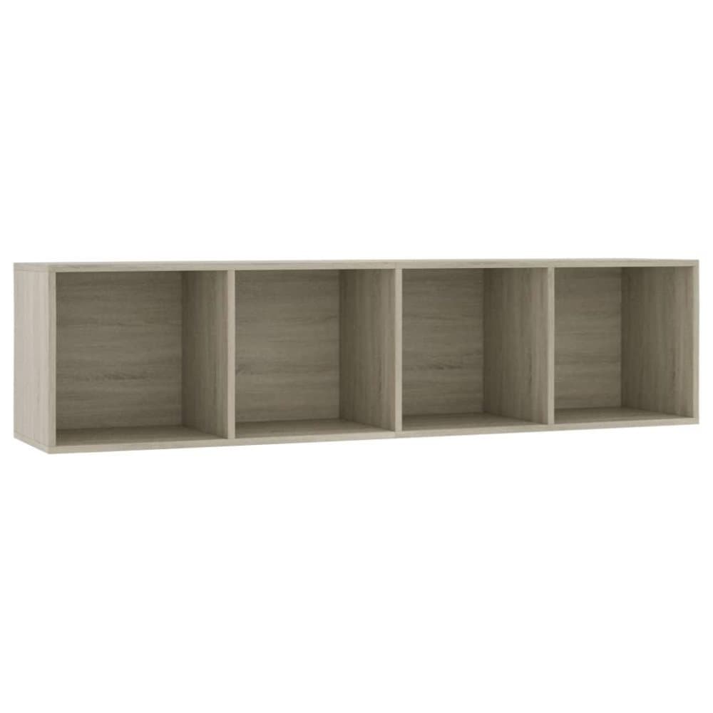 vidaXL Bokhylla/TV-bänk sonoma-ek 143x30x36 cm