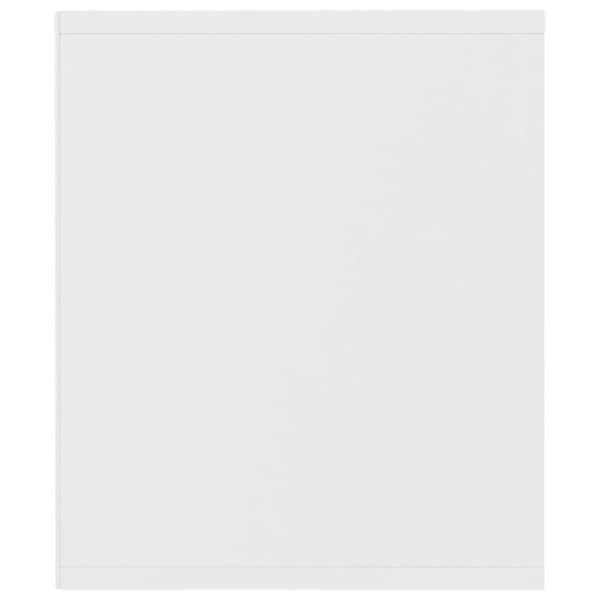 vidaXL Bokhylle/TV-benk hvit 143x30x36 cm