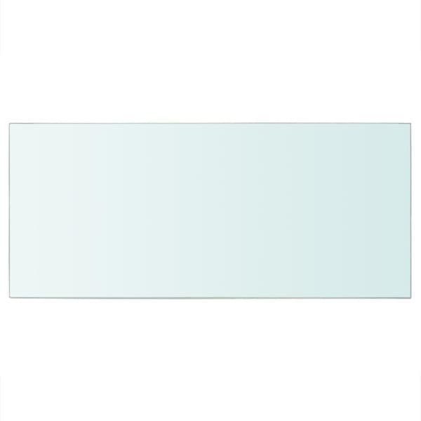 vidaXL Hyllyt 2 kpl kirkas lasi 50x25 cm