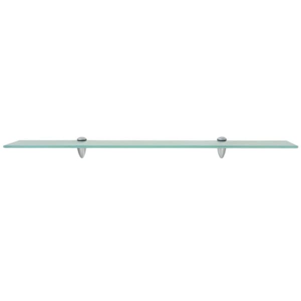 vidaXL Flytende hyller 2 stk glass 80x10 cm 8 mm