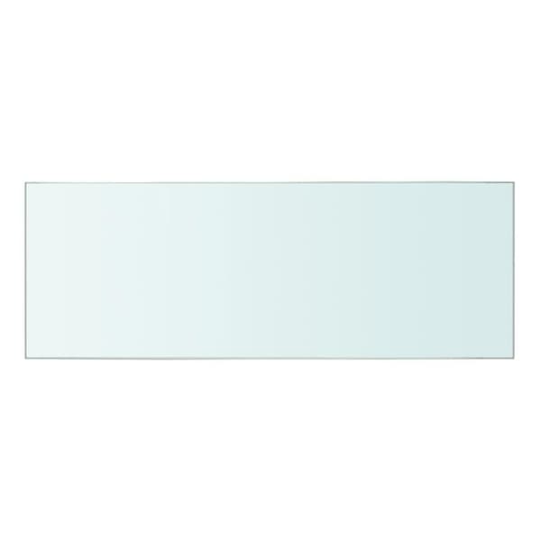 vidaXL Hyllepaneler 2 stk klart glass 40x12 cm