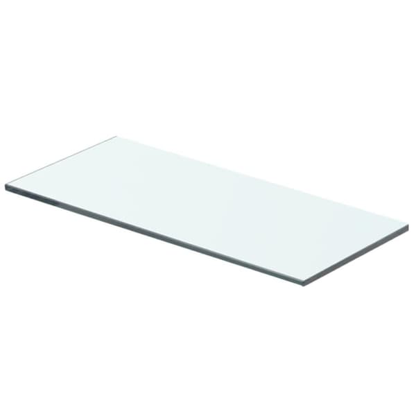 vidaXL hylder 2 stk. glaspanel 40 x 12 cm klar