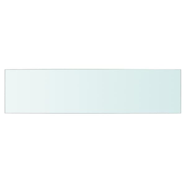 vidaXL Hyllepaneler 2 stk klart glass 60x15 cm