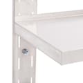 Miniatyrbilde 4 av 9: vidaXL Flytende vegghylle 2 nivåer rustfritt stål 100x30 cm
