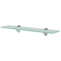 Miniatyrbillede 2 af 5: vidaXL svævehylde 2 stk. 50 x 10 cm 8 mm glas