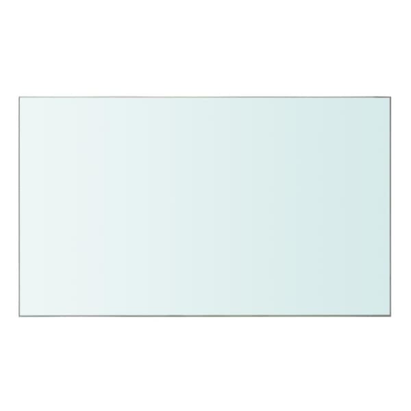 vidaXL hylder 2 stk. glaspanel 50 x 30 cm klar