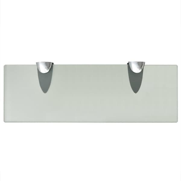 vidaXL Svävande hyllor 2 st glas 30x10 cm 8 mm