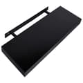 Miniatyrbilde 4 av 8: vidaXL Vegghyller 2 stk svart 40x20x3,8 cm