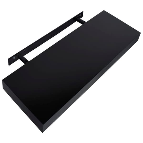 vidaXL Vegghyller 2 stk svart 40x20x3,8 cm