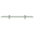 Miniatyrbilde 2 av 4: vidaXL Flytende hyller 2 stk glass 50x10 cm 8 mm
