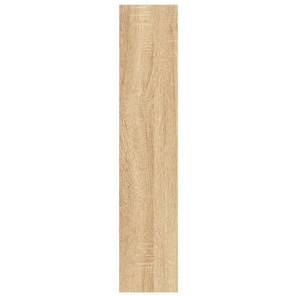 vidaXL Vägghylla sonoma-ek 90x16x78 cm konstruerat trä