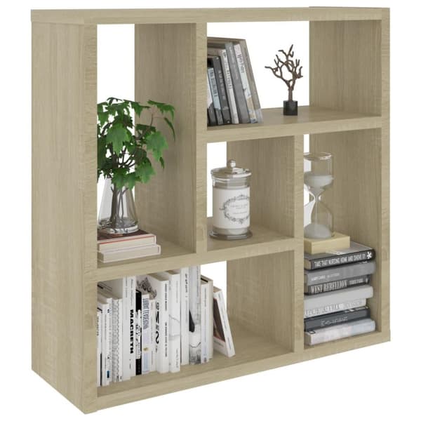 vidaXL Vägghylla sonoma-ek 45,1x16x45,1 cm konstruerat trä