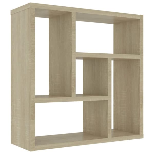 vidaXL Vägghylla sonoma-ek 45,1x16x45,1 cm konstruerat trä