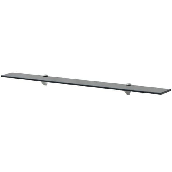 vidaXL Svävande hyllor 2 st glas 100x10 cm 8 mm