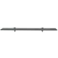 Miniatyrbilde 3 av 5: vidaXL Flytende hyller 2 stk glass 70x20 cm 8 mm