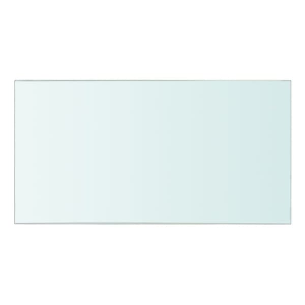 vidaXL hylder 2 stk. glaspanel 30 x 12 cm klar