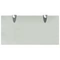 Miniatyrbilde 4 av 5: vidaXL Flytende hyller 2 stk glass 40x20 cm 8 mm