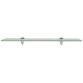 Miniatyrbilde 3 av 5: vidaXL Flytende hyller 2 stk glass 60x10 cm 8 mm