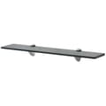 Miniatyrbilde 2 av 5: vidaXL Flytende hyller 2 stk glass 60x20 cm 8 mm