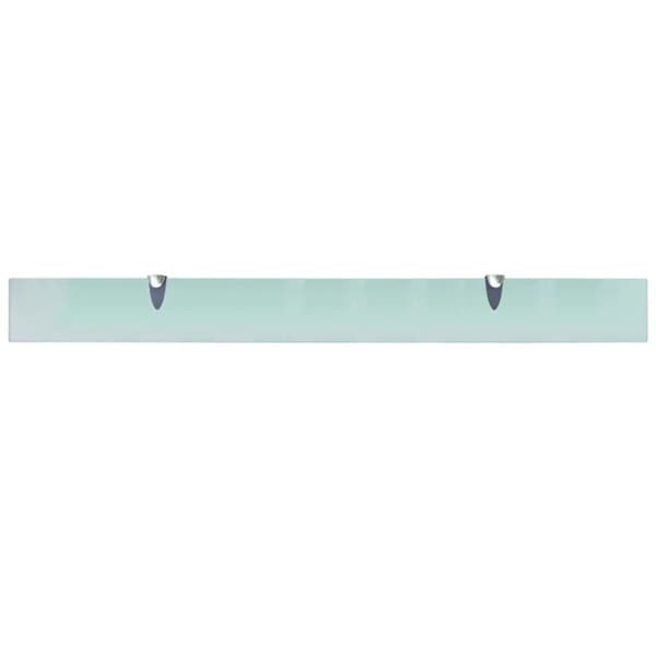 vidaXL svævehylder 2 stk. 100 x 10 cm 8 mm glas