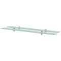 Miniatyrbillede 1 af 5: vidaXL svævehylder 2 stk. 100 x 10 cm 8 mm glas